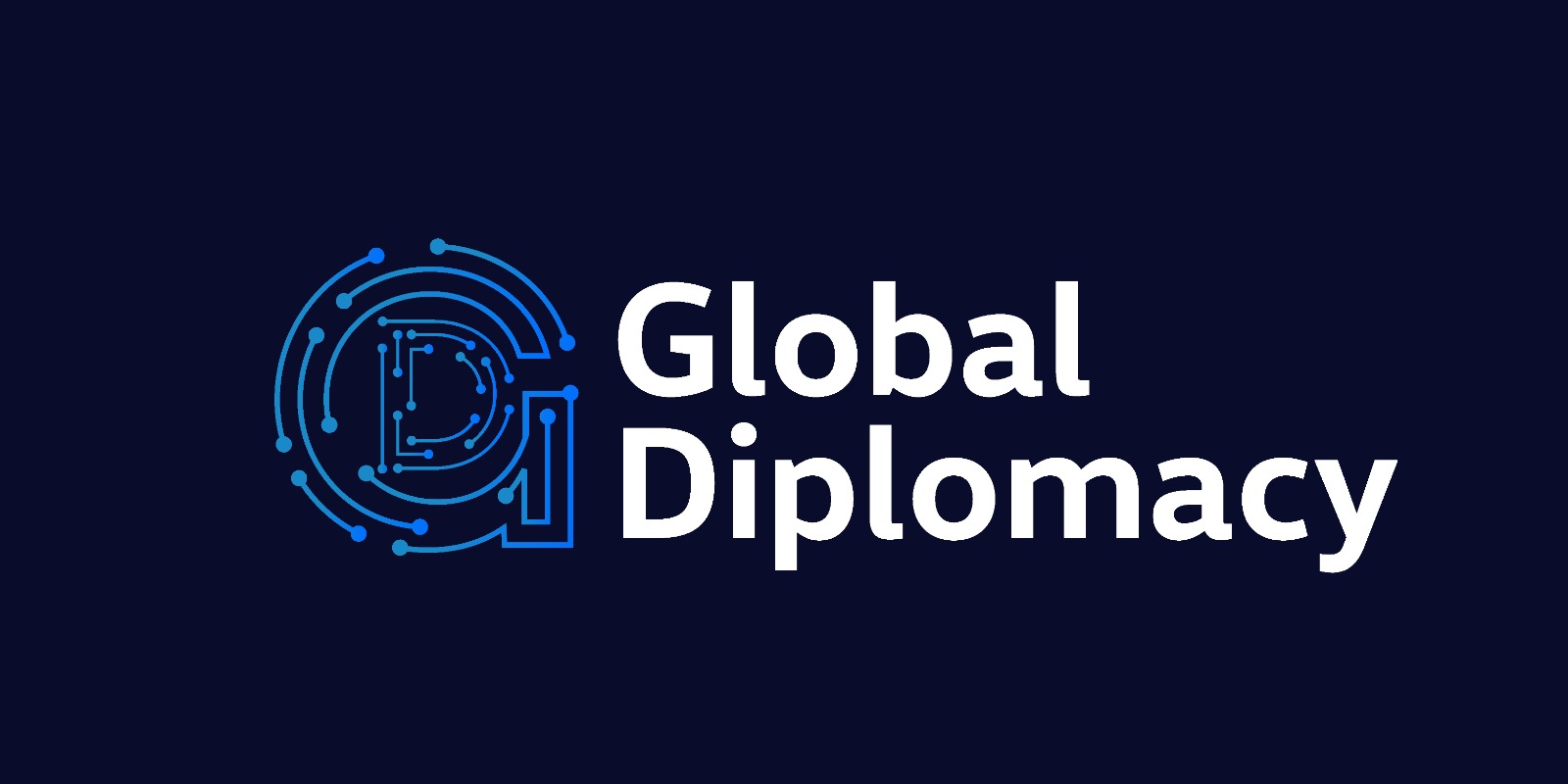 Logo de Global Diplomacy (modo oscuro)